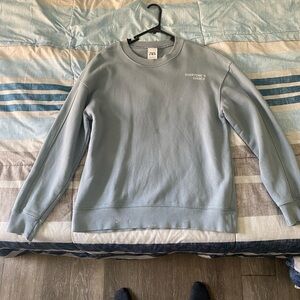 Zara Men’s Light Blue Crewneck Sweatshirt - "Everyone's Choice"